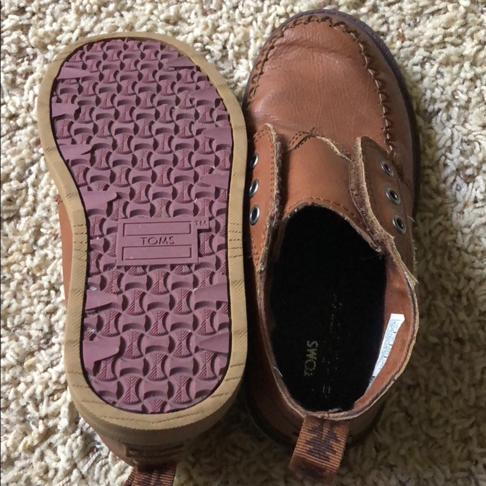 Toms no laces boys boots